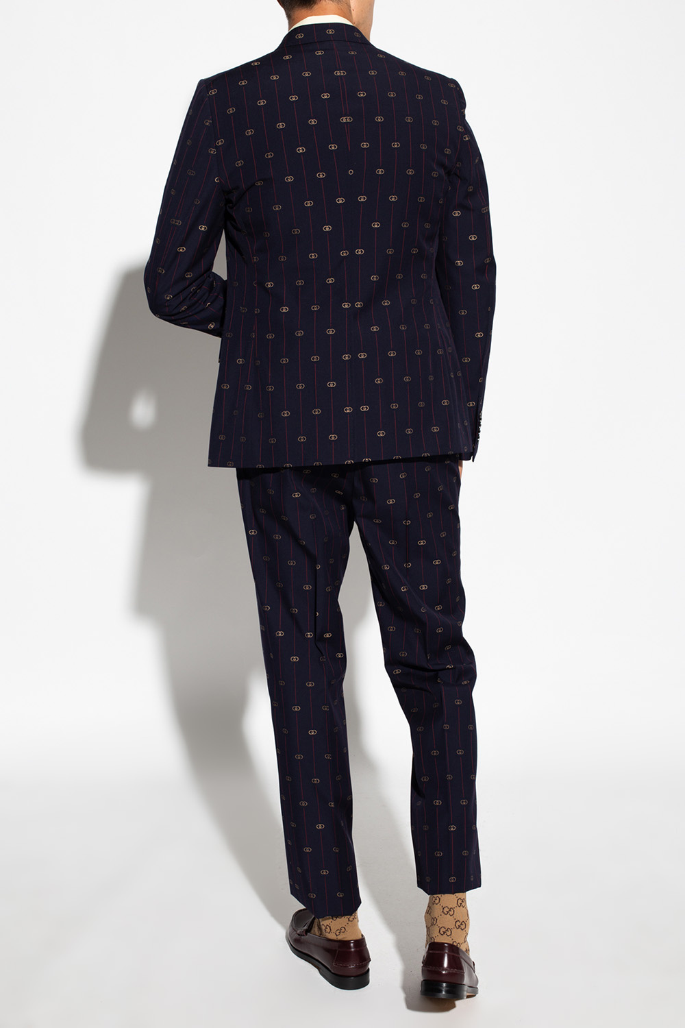 Gucci discount monogram suit